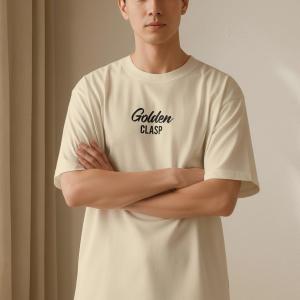Golden Clasp Oversized Sunday Graphic Tee